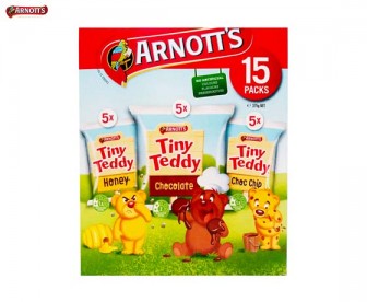 Arnott's Tiny Teddy 雅乐思 小泰迪饼干多口味混合装 375克(15小袋) Arnott's Tiny Teddy 雅乐思 小泰迪饼干多口味混合装 375克(15小袋)